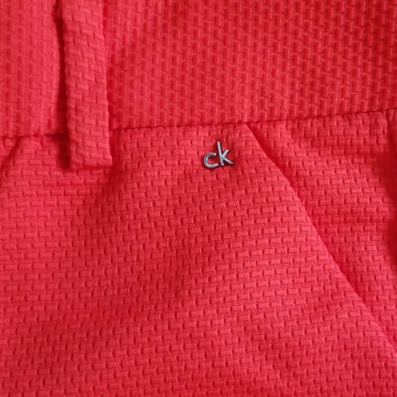NWT Calvin Klein Orange/Red Short Sz 2 - Picture 3 of 8